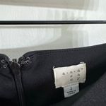 A New Day Black Pleated Midi A-Line Skirt Size 2 Photo 3