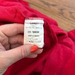 Verbo 100% linen red jumpsuit short sleeve size M Size M Photo 3