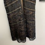 The Kooples Openwork Lace Black Maxi Dress Womens Small Photo 7