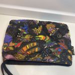 laurel burch quilted wristlet flying cats Black Photo 5