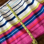 Tart  White Pink Blue Striped Mini Skirt Size Medium Photo 9