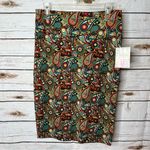 LuLaRoe 👑 Cassie Skirt Multicolor Paisley M NWT Photo 1