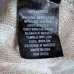 Say What? Tan and ivory tribal print cardigan sweater size medium Photo 4