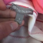 Talbots T by  Quarter Zip Pullover size small Pink Ombré Striped French Terry Photo 3