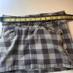 Miley Cyrus & Max Azria Women Buffalo Plaid checkered mini skirt Grey XSmall 1 Gray Size undefined Photo 8