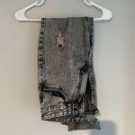 Black Ripped Mom High Rise Jeans Photo 2