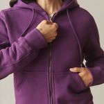 American Giant Women's Relaxed Classic Full Zip 2.0 Made in USA Size XS Purple Photo 2
