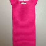 Two Hearts bright pink body con dress with open back size M/L Size M Photo 0