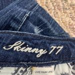 American Eagle Blue Skinny 77 Jeans Photo 6