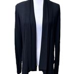 Athleta  Womens Sz XS Extra Small Black Wrap Knit Cardigan Pranayama Pockets Photo 1