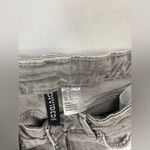 H&M  Gray Frayed Hem Jean Shorts size 6 Photo 3