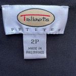 Talbots  Petites Black Pleated Sleeveless A-line Dress Photo 5