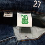 J.Crew  29x25 9" Toothpick Button Fly Distressed Raw Hem Ankle Jeans Photo 9