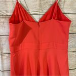 J.Crew fit & flare v-neck spaghetti strap orange dress women’s  Size 6 Photo 7
