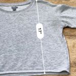 Aerie  Women’s Size Small Light‎ Gray Long Sleeve Crop Sweat Shirt Photo 6