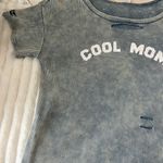 BiBi Blue and White 'Cool Mom' Tee Size M Photo 2