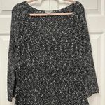 Helmut Lang Helmut Caged Boucle Linen Sweater Black Marled Raglan Sleeve Sweater Size PS Photo 3