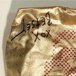 Betsey Johnson  Rose Gold Fuchsia Skeleton Bag Tote Purse Photo 1