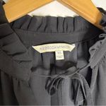 Rebecca Minkoff Willa Black Long Sleeve Ruffle Dress XS Revolve Photo 5