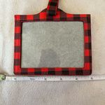 Black & red Checkered ID Card Holder Lanyard Purple Photo 3