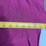 John Mark  Wine V Neck Collared Blouse Medium Photo 5