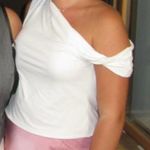 Divided H&M Twist-Detail One-Shoulder Top in black Photo 7