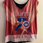 Her Universe  Womens Tee T Shirt Marvel Capt’n Captain America M Medium Bust 40” Photo 0
