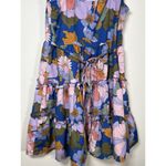 Band of Gypsies  Boho Cottagecore Coastal Grandma Sorority Blue Floral Dress XS Photo 4