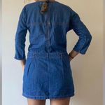 Forever 21 Babydoll Denim Mini Dress with braided pockets and zipper closure Photo 1