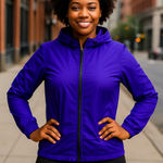 Calvin Klein  Ladies Performance Jacket with Hood, Purple, XL‎ Photo 0