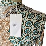 NWT ~ GRIFFLIN Paris Boho Blouse Shirt Bohemian Print Dress ~ Women's Size SMALL Photo 4