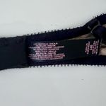 Victoria's Secret  34B BRA SET+garter skirt Size Small Black Gold ANGEL FANTASIES Photo 4