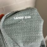 Lands' End Lands’ End Green Check Plaid Sport Knit Straight Leg Pants Plus Size 1X 16/18 Photo 1