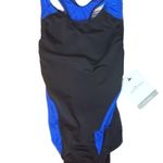 Dolfin  athletic swimsuit black royal size 26 Photo 0