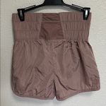 Fame and Partners Free People Movement Mauve Ruched Shorts Photo 2