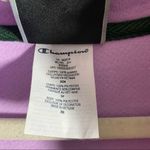 Champion Sweatshirt Sz XS Purple Green Hoodie Sherpa Half Zip UO Exclusive Photo 7