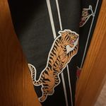 Noli  super soft yoga black workout leggings with tigers butterflies Sz S Photo 2