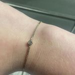 Dainty Vintage Sarah Coventry Gold Tone / Single Rhinestone Bracelet Signed Photo 0