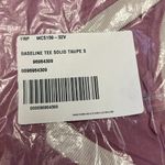 Free People NWOT   Baseline Solid Tee  in Vanilla Fig Photo 8