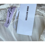 Urban Outfitters Juliette Lace Inset Romper S Eyelet Ruffles Cottage Coquette Photo 9