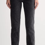 Everlane ‎ The 90’s Cheeky Jeans Size 27 Ankle Button Fly Washed Black Photo 0