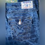 True Religion blue tie dye pattern skinny jeans with flap pockets, size 30 Photo 4