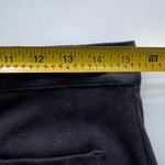 Marine layer  Myra Mini Skirt Faux Suede Black button front Size 10 Photo 6