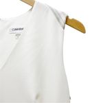 Calvin Klein NWT Off White Ribbon-Trim A-Line Knee Length Dress Women’s Size 6 Photo 8