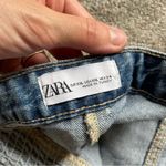 ZARA  Blue Denim Jean Strapless Bustier Corset Top XXL Photo 2