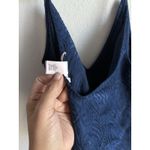 Victoria's Secret  Women's Navy Zebra Pajama Set Size Medium Satin Cami & Shorts Photo 10