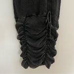 Free People FP ONE Katya Thermal Ruched Mini Dress Black/grey SZ L NWT Photo 5
