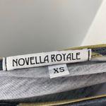 Novella Royale Floral Knit Long Sleeve Mary Midi Dress in Grey Gardens XS Autumn Photo 7