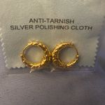 New Mini Gold Color Hoop Earings Photo 2