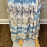 Bebop NWT Tie-Dye Sleeveless Maxi Dress Blue White Tan Size Medium Photo 4